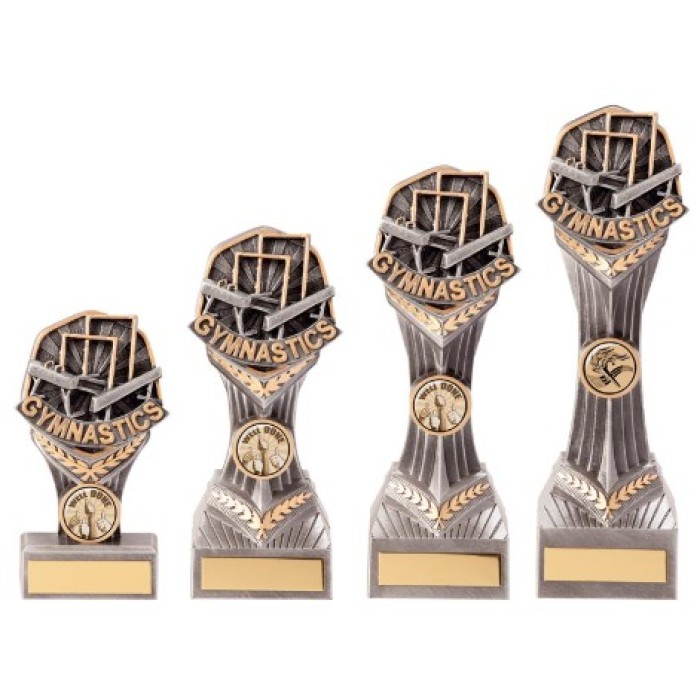 FALCON GYMNASTICS RESIN TROPHY - 4 SIZES - 14CM - 24CM